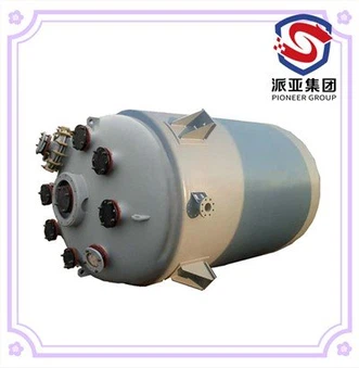 Q tip stekla obloženega reaktorja